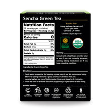 Load image into Gallery viewer, Sencha Green Tea | Organic - 18 Bleach Free Tea Bags Teas Buddha Teas