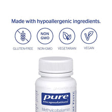 Load image into Gallery viewer, Vitamin B12 Methylcobalamin 1,000 mcg - 60 capsules Oral Supplement Pure Encapsulations