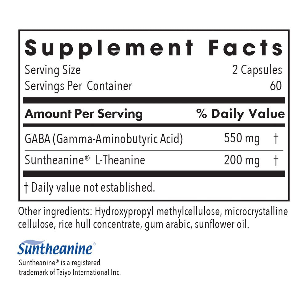 200 mg of Zen | Calmness Support Day or Night - 60 Capsules Oral Supplements Allergy Research Group 