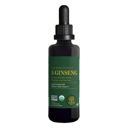 5 Ginseng | Adaptogen for Energy - 2 fl oz Oral Supplements Global Healing 
