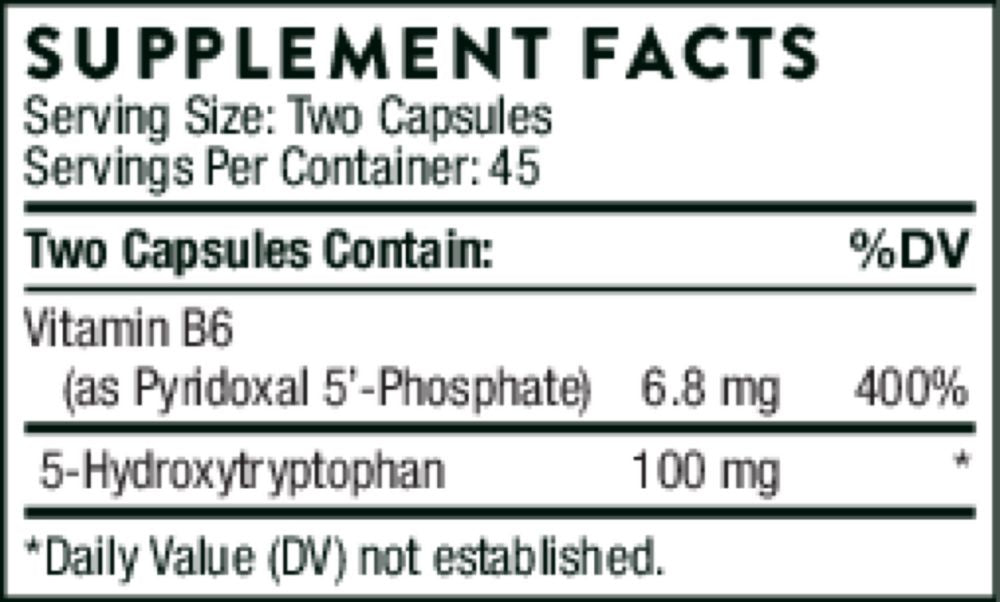 5-Hydroxytryptophan (5-HTP) - 90 Capsules Oral Supplements Thorne 