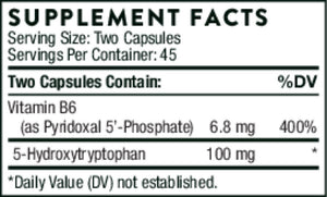5-Hydroxytryptophan (5-HTP) - 90 Capsules Oral Supplements Thorne 