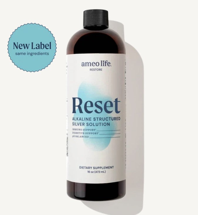 Silver | Advanced Alkaline Structured Silver | Reset | 30 ppm Solution - 16 oz