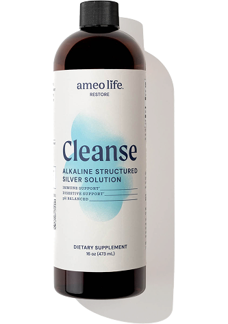 Silver | Cleanse - Advanced Alkaline Structured Silver | 35 ppm Solution - 16 oz