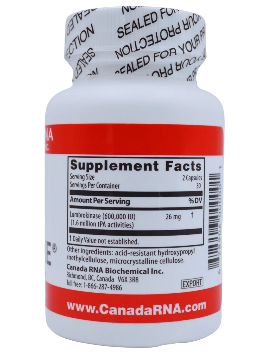 Boluoke® Lumbrokinase | RNA Supplement | 30, 60, & 120 Capsules