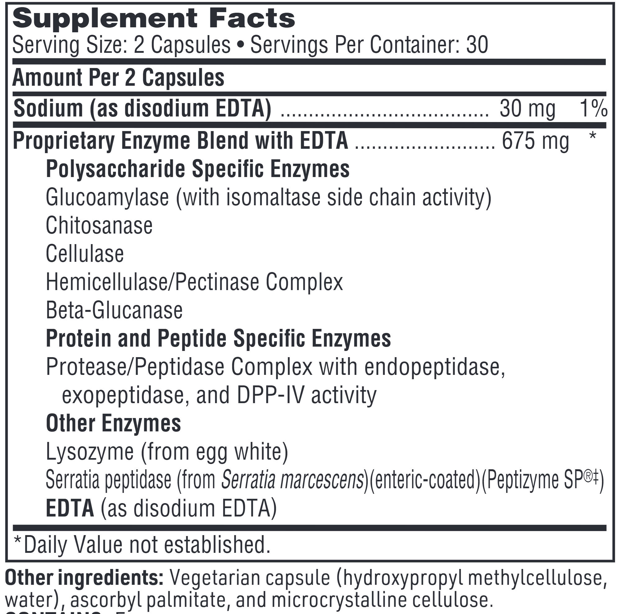 Ther-Biotic InterFase Plus | Anti-Biofilm Enzyme Formula with EDTA - 60 & 120 Capsules