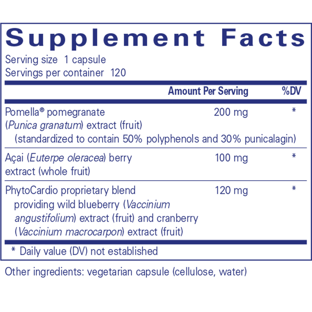 Pomegranate Plus | Antioxidant Support for Vascular & Cellular Health - 120 Capsules
