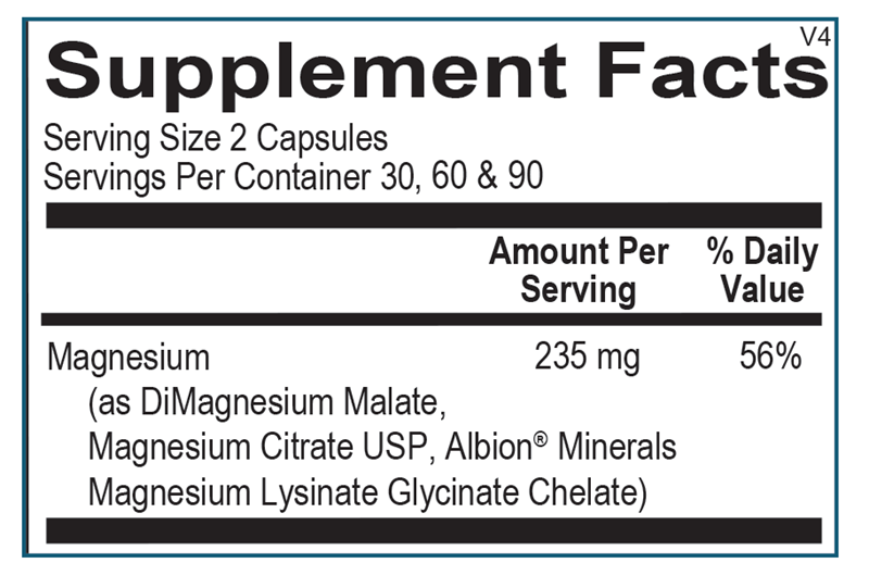 Reacted Magnesium | Essential Minerals | 120 & 180 Capsules