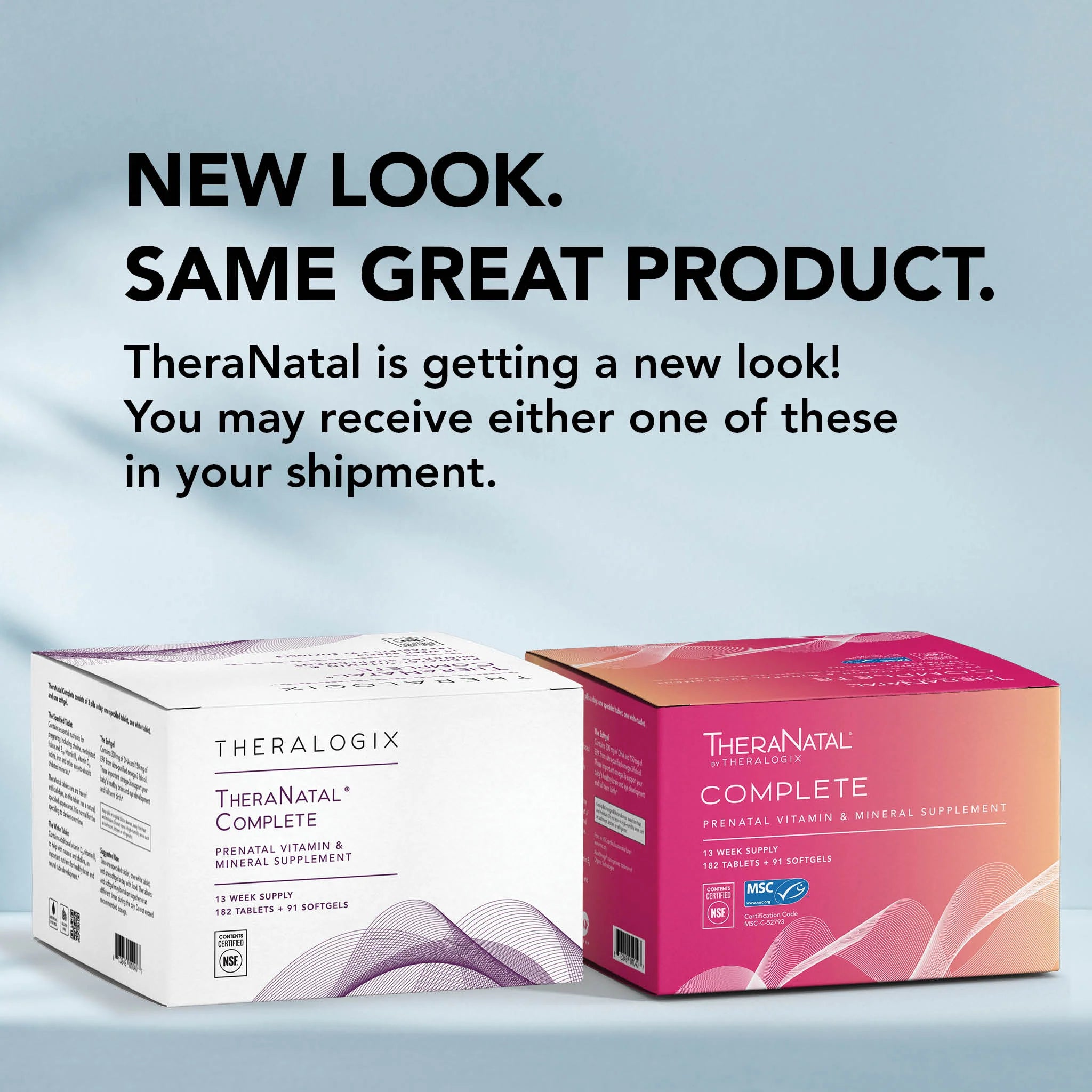 TheraNatal® Complete Prenatal Kit | Prenatal Vitamin & Mineral Supplement - 13 Week Supply