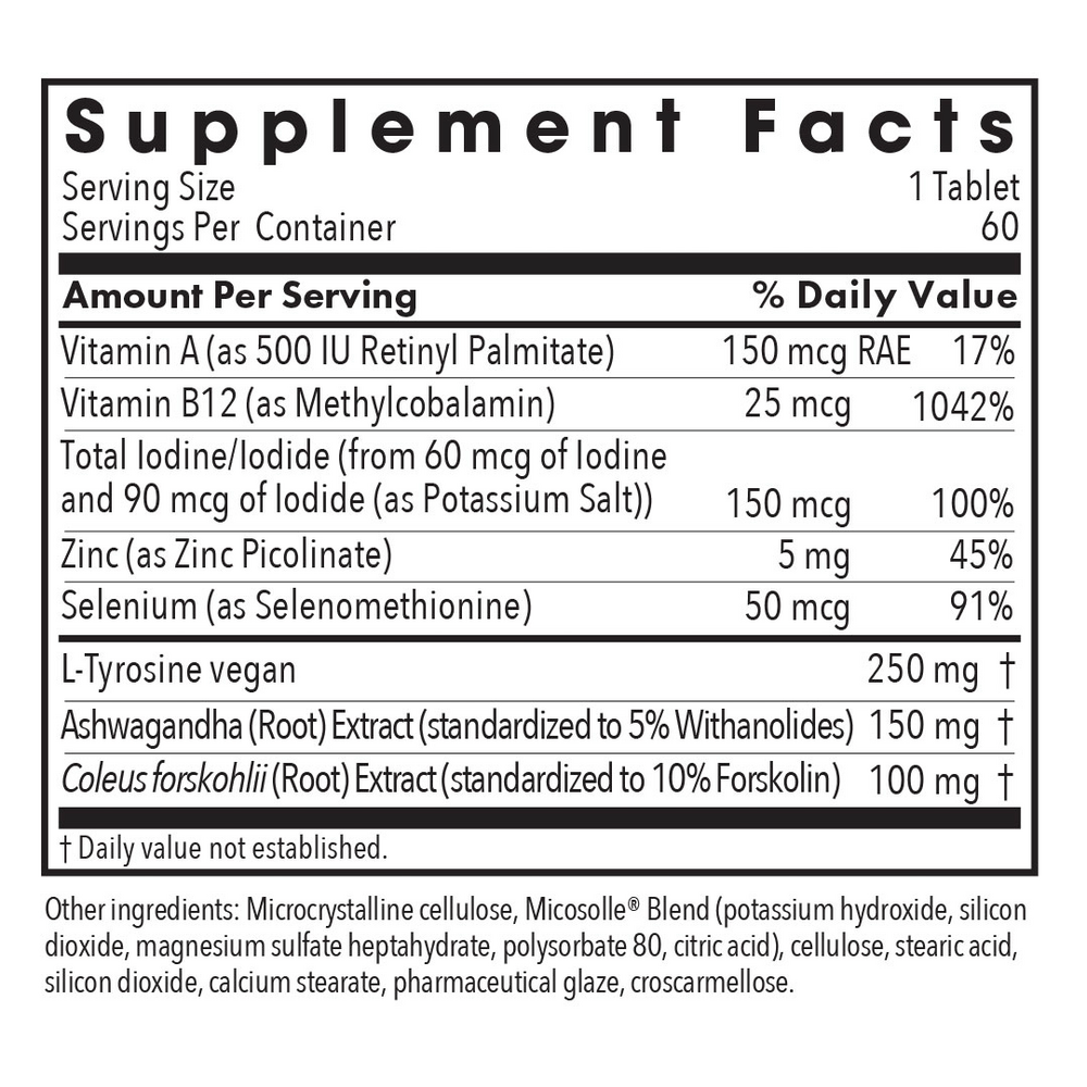 Thyroid Nutrition | With Iodoral | 60 Tablets