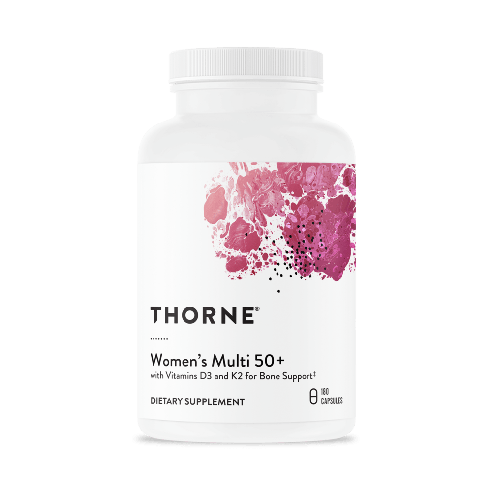 Women's Multi 50+ | With Vitamin D3 and K2 for Bone Support | 180 Capsules