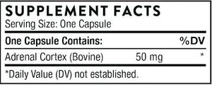 Adrenal Cortex | Adrenal Glandular - 60 Capsules Oral Supplements Thorne 