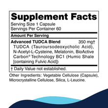 Load image into Gallery viewer, Advanced TUDCA | Drainage &amp; Liver Support - 60 Capsules Oral Supplements CellCore 
