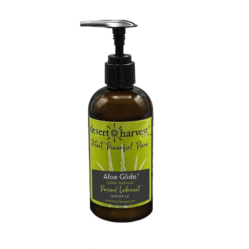 Aloe Glide | 100% All Natural Lubricant - 8 & 16 fl. oz Lubricant Desert Harvest 8 oz 