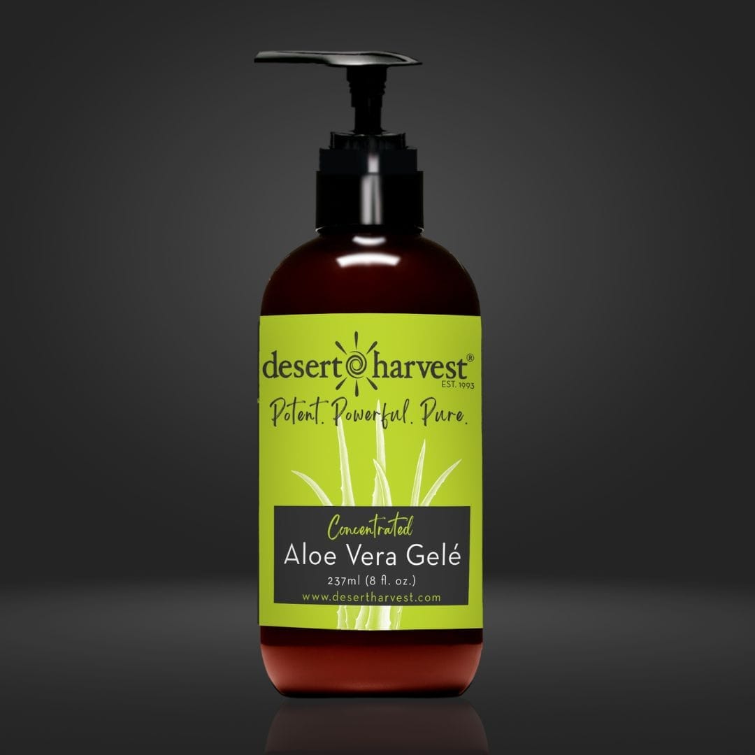 Aloe Vera Gelé | Organic - 8 & 16 Fl oz Topical Application Desert Harvest 16 oz 