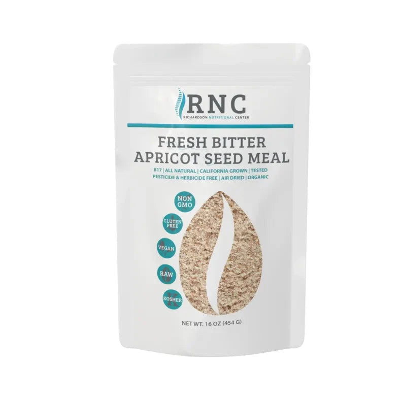 Apricot Seed Meal | B17 | Raw | Bitter | Pesticide & Herbicide Free | Non-GMO - 8oz & 16oz Vitamins & Supplements RNC (Richardson Nutritional Center) 16 oz 
