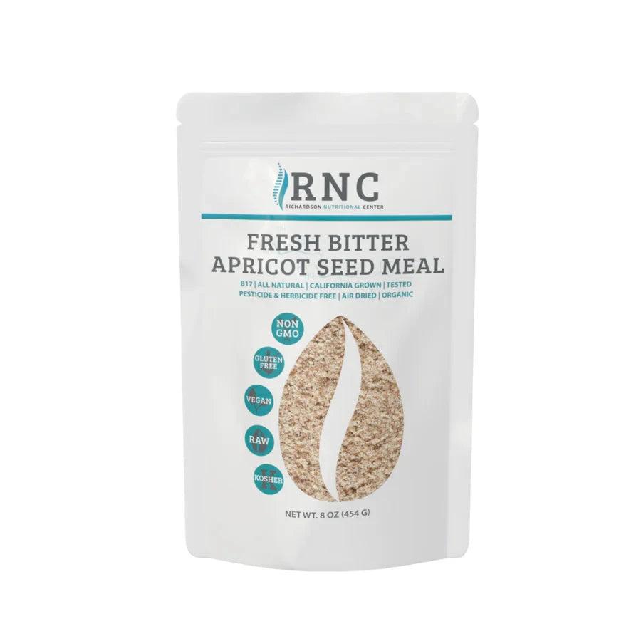 Apricot Seed Meal | B17 | Raw | Bitter | Pesticide & Herbicide Free | Non-GMO - 8oz & 16oz Vitamins & Supplements RNC (Richardson Nutritional Center) 8 oz 