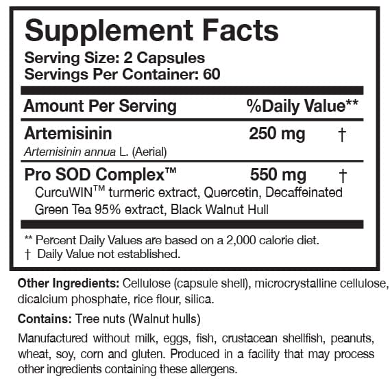 Artemisinin SOD | Immune Support | 120 Capsules Femologist Inc. 