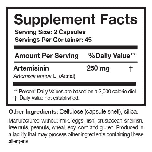 Artemisinin Solo | Immune Support | 90 Capsules Femologist Inc. 