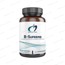 Load image into Gallery viewer, B-Supreme | Coenzymated B Vitamin Complex - 60 &amp; 120 Capsules Oral Supplements Designs For Health 120 Capsules 