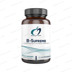 B-Supreme | Coenzymated B Vitamin Complex - 60 & 120 Capsules Oral Supplements Designs For Health 120 Capsules 