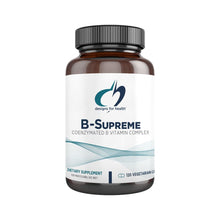 Load image into Gallery viewer, B-Supreme | Coenzymated B Vitamin Complex - 60 &amp; 120 Capsules Oral Supplements Designs For Health 120 Capsules 