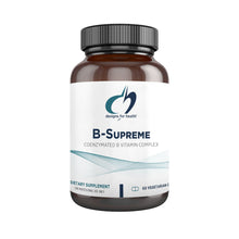 Load image into Gallery viewer, B-Supreme | Coenzymated B Vitamin Complex - 60 &amp; 120 Capsules Oral Supplements Designs For Health 60 Capsules 