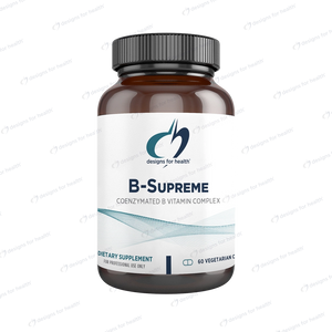 B-Supreme | Coenzymated B Vitamin Complex - 60 & 120 Capsules Oral Supplements Designs For Health 60 Capsules 