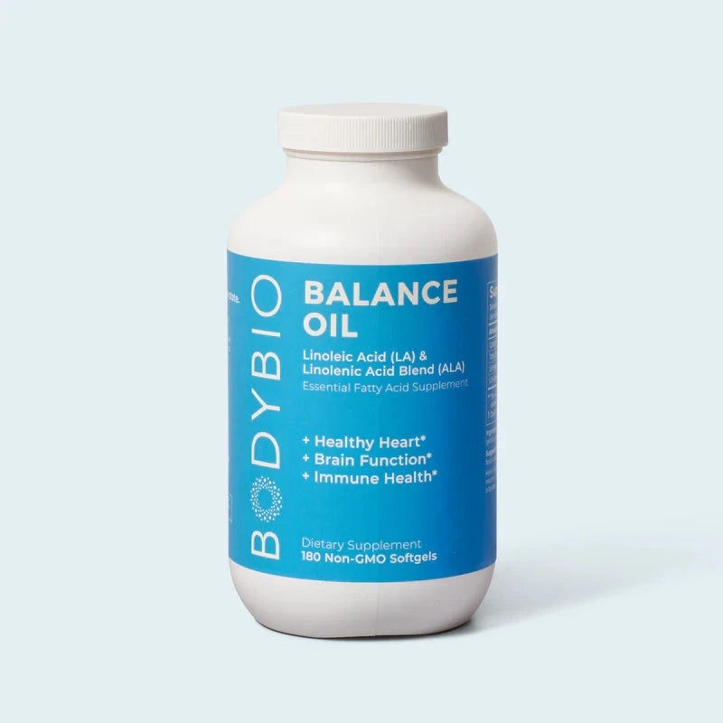 Balance Oil | Omega 6 + 3 | Organic Linoleic Acid Blend - 180 Softgels Oral Supplements BodyBio 