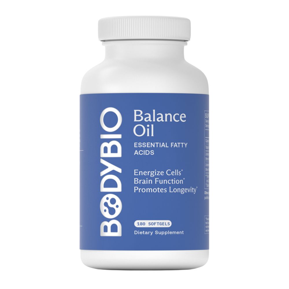 Balance Oil | Omega 6 + 3 | Organic Linoleic Acid Blend - 180 Softgels Oral Supplements BodyBio 