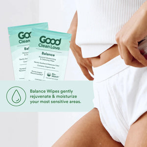 Balance pH-Balanced Wipes - 12-count box Cleanser Good Clean Love 