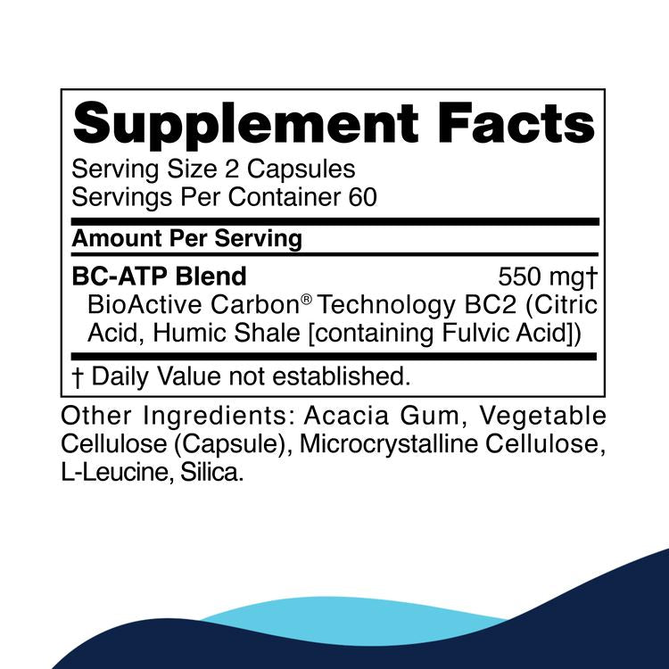 BC-ATP | Mitochondrial & Detox Support - 120 Capsules Oral Supplements CellCore 