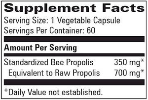 Bee Propolis Standardized | Propol 2000 - 60 Capsules Oral Supplements Progressive Labs 