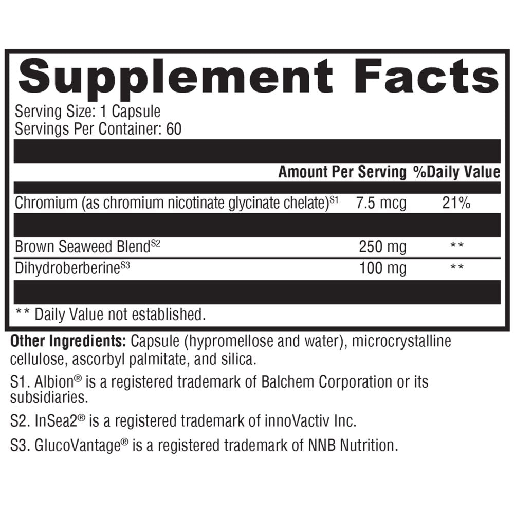 Berberine ES-5 DUO | Dihydroberberine S1 - 60 Capsules Oral Supplements Xymogen 