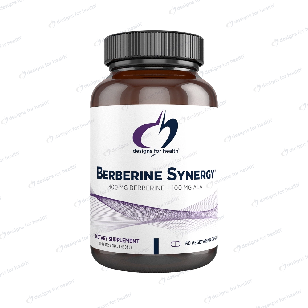 Berberine Synergy™ | High Potency - 60 capsules Oral Supplement Designs For Health 