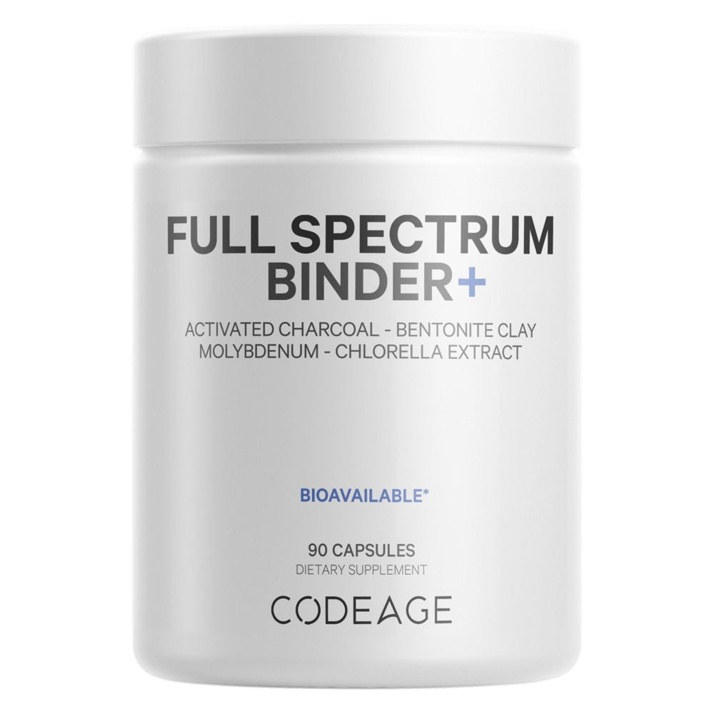 Binder + Full Spectrum | Vegan, Plant Based - 90 Capsules Vitamins & Supplements Codeage 