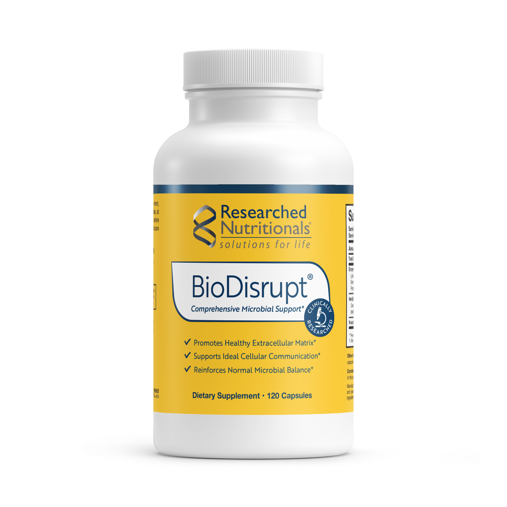 BioDisrupt® - 120 capsules Oral Supplements Researched Nutritionals 