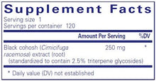 Load image into Gallery viewer, Black Cohosh 2.5 | Menopausal Support &amp; Comfort | 250 mg - 120 Capsules Oral Supplements Pure Encapsulations 