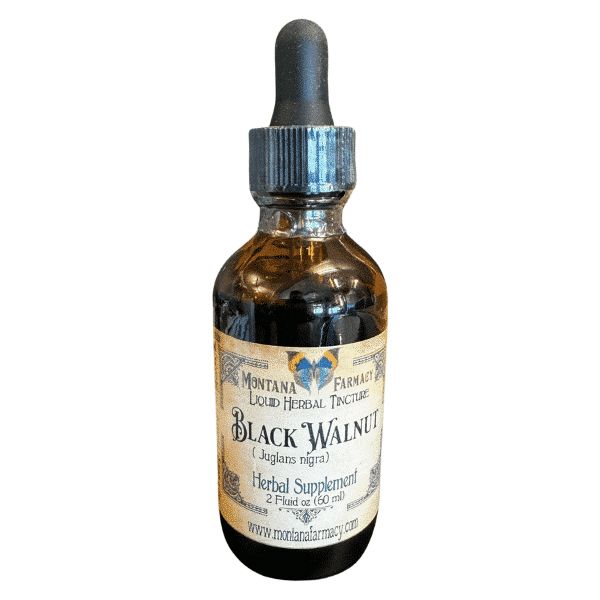 Black Walnut (Juglans Nigra) Liquid Herbal Tincture - 2 fl oz Tinctures Montana Farmacy 