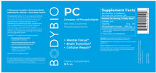 Load image into Gallery viewer, BodyBio PC | Phospholipid Complex - 16 oz Oral Supplements BodyBio 