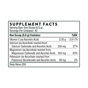 Buffered C Powder | Antioxidant - 8.32 oz (236 grams) Oral Supplements Thorne 