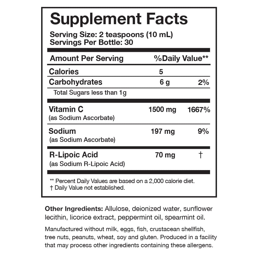 C-RLA Original | Liposomal Vit C & R Lipoic Acid | 10 fl oz. Femologist Inc. 