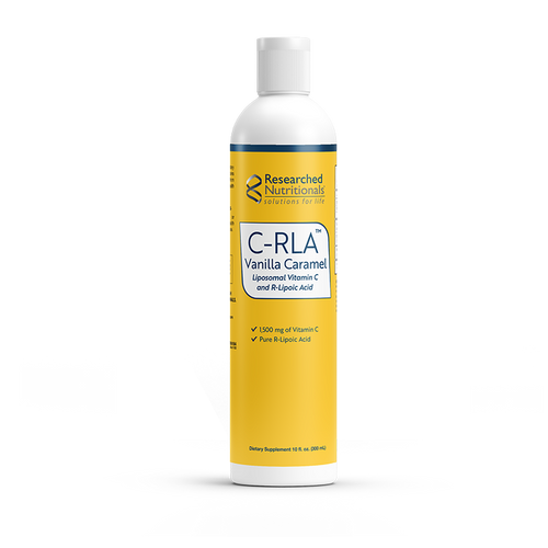 C-RLA™ Vanilla Caramel – Liposomal Vitamin C | 10 fl oz (300mL) Oral Supplements Researched Nutritionals 