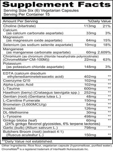 Cardio Chelation | Cardiovascular Support - 90 Capsules