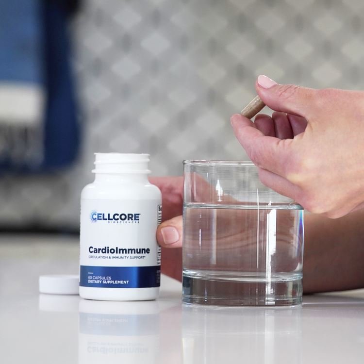 CardioImmune - Ciculation & Immunity Support - 60 Capsules Oral Supplements CellCore 