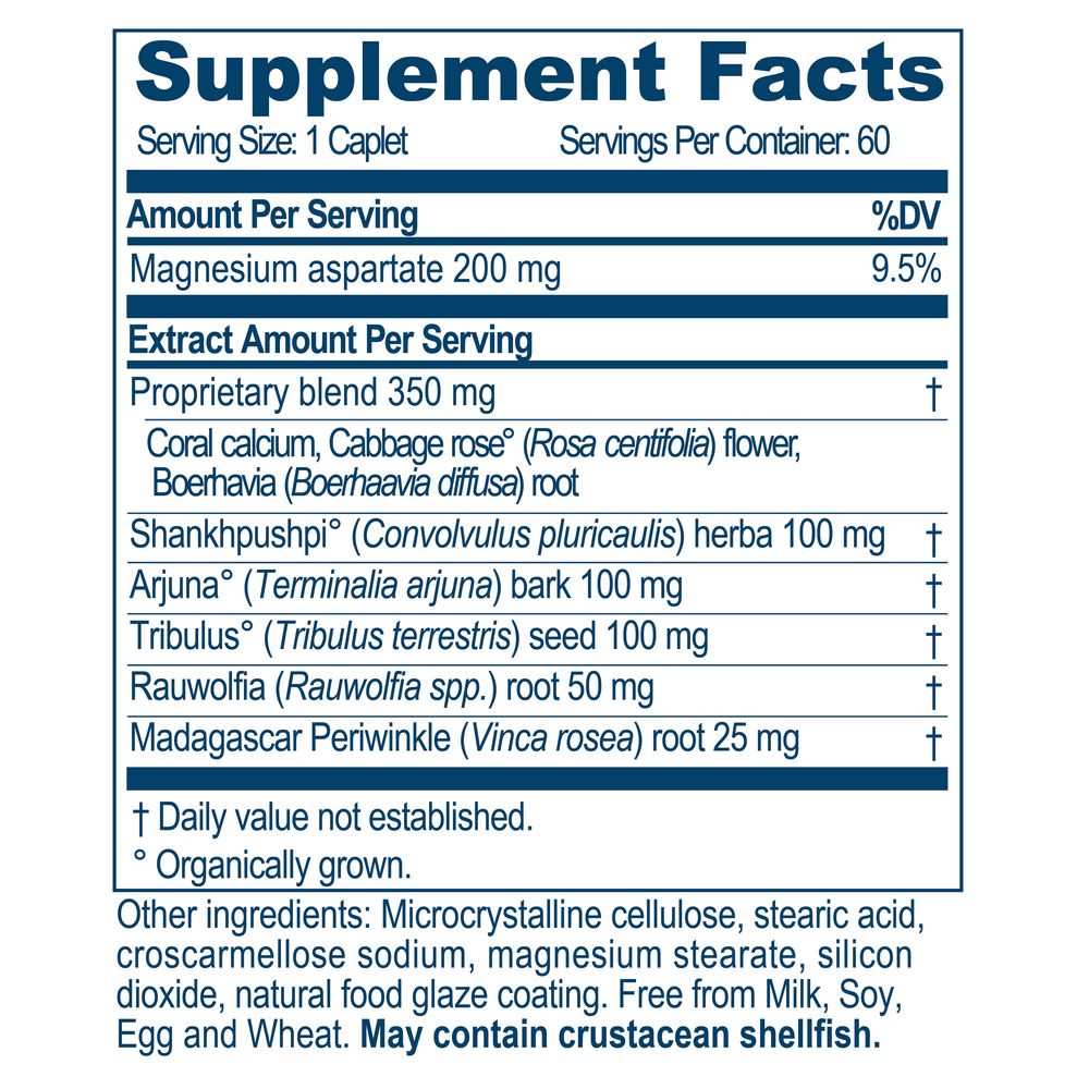 Carditone® | Healthy Blood Pressure Support - 60 Caplets Oral Supplements Ayush Herbs 