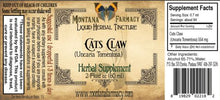 Load image into Gallery viewer, Cats Claw Liquid Herbal Tincture - 2 fl oz Oral Supplements Montana Farmacy 
