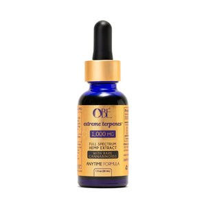 CBD Oil | Extreme Terpenes Anytime - 1000 mg - 1 fl oz Oral Supplements Organic Body Essentials (OBE) 