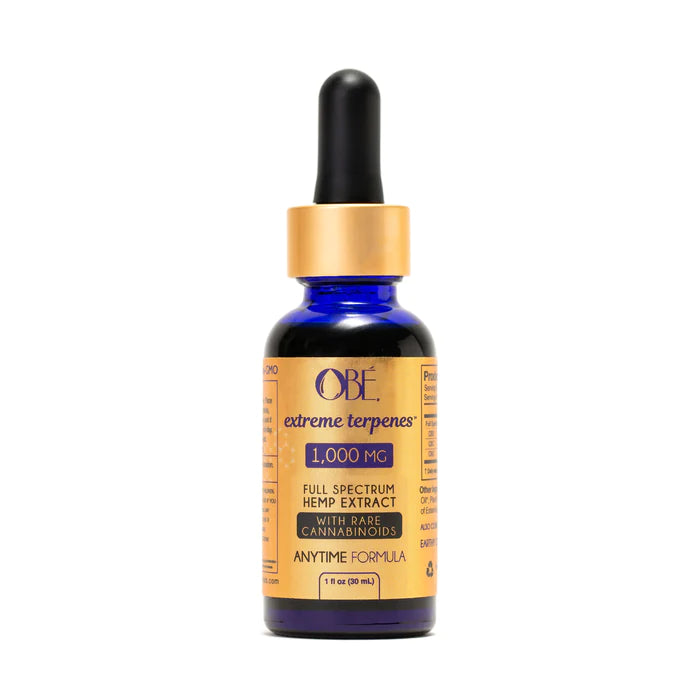 CBD Oil | Extreme Terpenes Anytime - 1000 mg - 1 fl oz Oral Supplements Organic Body Essentials (OBE) 