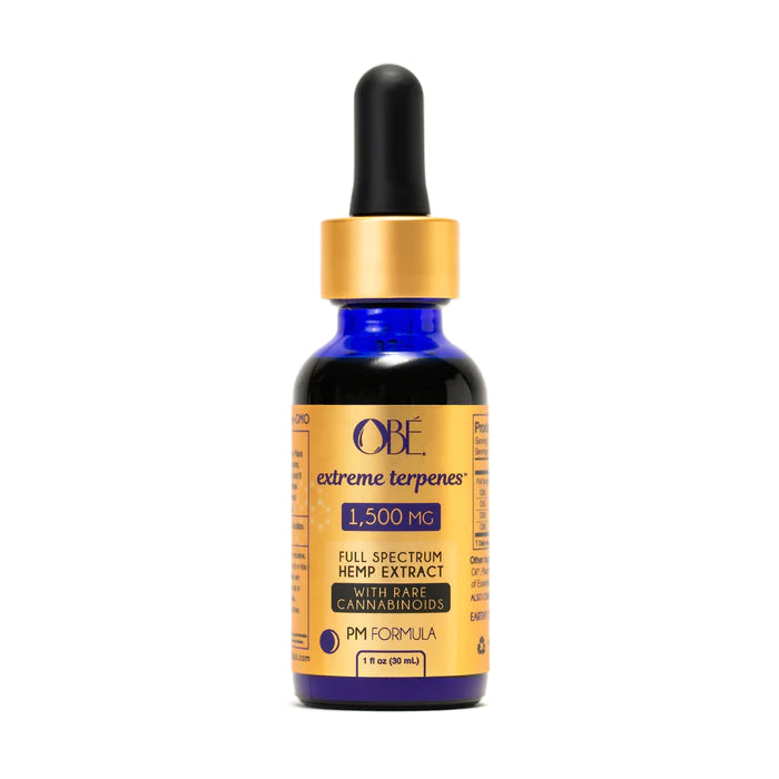 CBD Oil for Sleep | Extreme Terpenes PM - 1500 mg - 1 fl oz Oral Supplements Organic Body Essentials (OBE) 